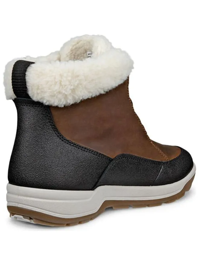Leder-Winterboots "Trace Lite" in Hellbraun/ Schwarz>Ecco