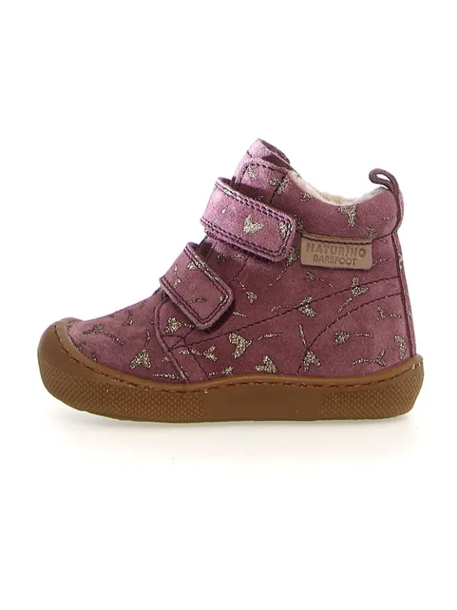 Leder-Winterboots "Wigghi" in Pink>Naturino Clearance