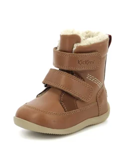 Leder-Winterstiefel "Bamakratch" in Hellbraun>Kickers