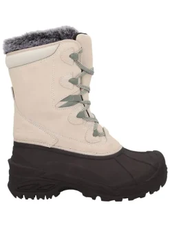 Leder-Winterstiefel "Borhea" in Beige>cmp New