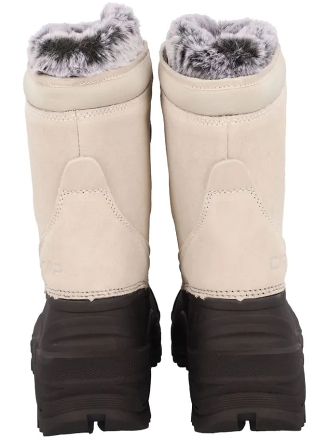 Leder-Winterstiefel "Borhea" in Beige>cmp New