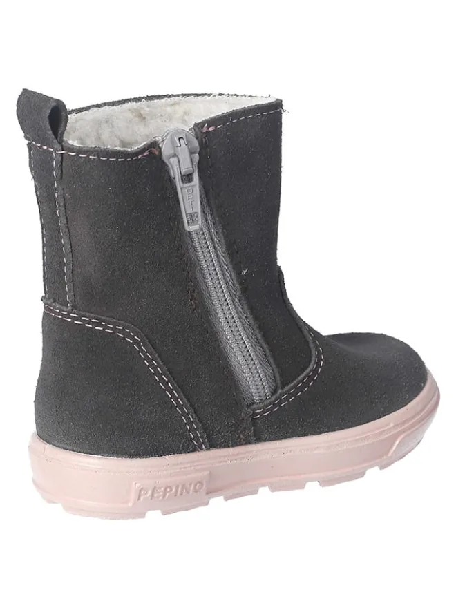 PEPINO Stiefel & Boots^Leder-Winterstiefel "Corina-S" in Anthrazit