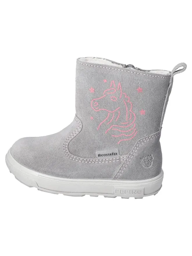 PEPINO Stiefel & Boots|Stiefel & Boots·Stiefel^Leder-Winterstiefel "Cosa-S" in Grau