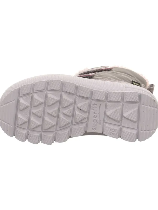 Leder-Winterstiefel "Flavia" in Grau/ Rosa>superfit Best