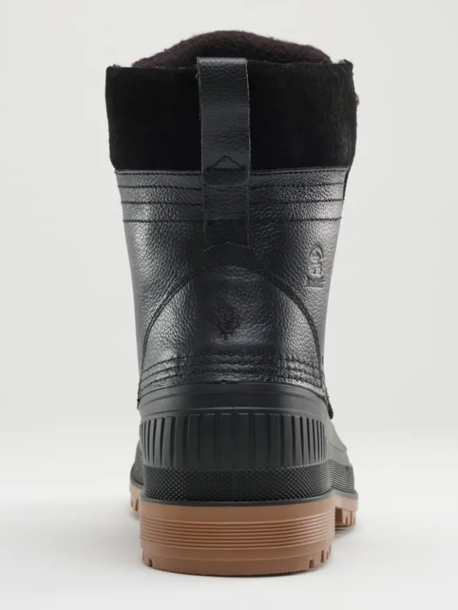 Kamik Stiefel & Boots^Leder-Winterstiefel "Hemlock" in Schwarz