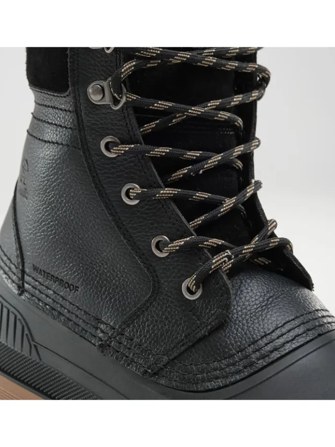 Kamik Stiefel & Boots^Leder-Winterstiefel "Hemlock" in Schwarz