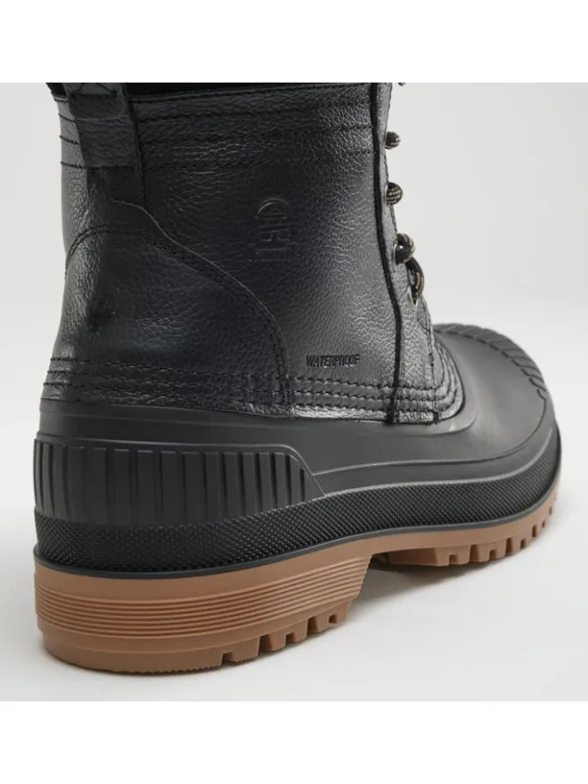 Kamik Stiefel & Boots^Leder-Winterstiefel "Hemlock" in Schwarz