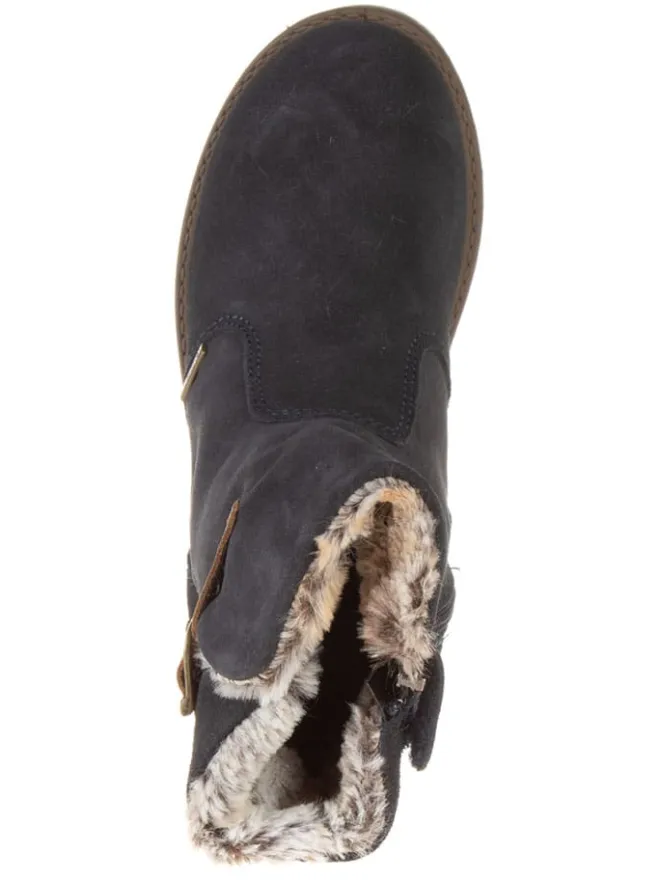 Leder-Winterstiefel in Anthrazit>Primigi Outlet