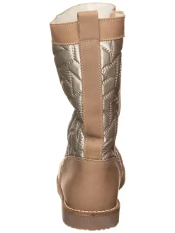 kmins Stiefel & Boots·Stiefel^Leder-Winterstiefel in Beige/ Gold