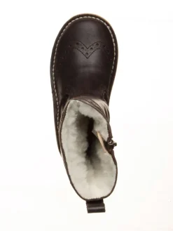 POM POM Stiefel & Boots·Stiefel^Leder-Winterstiefel in Braun