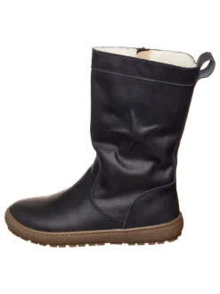 kmins Stiefel & Boots·Stiefel^Leder-Winterstiefel in Dunkelblau