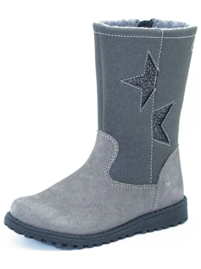 lamino Stiefel & Boots·Stiefel^Leder-Winterstiefel in Grau