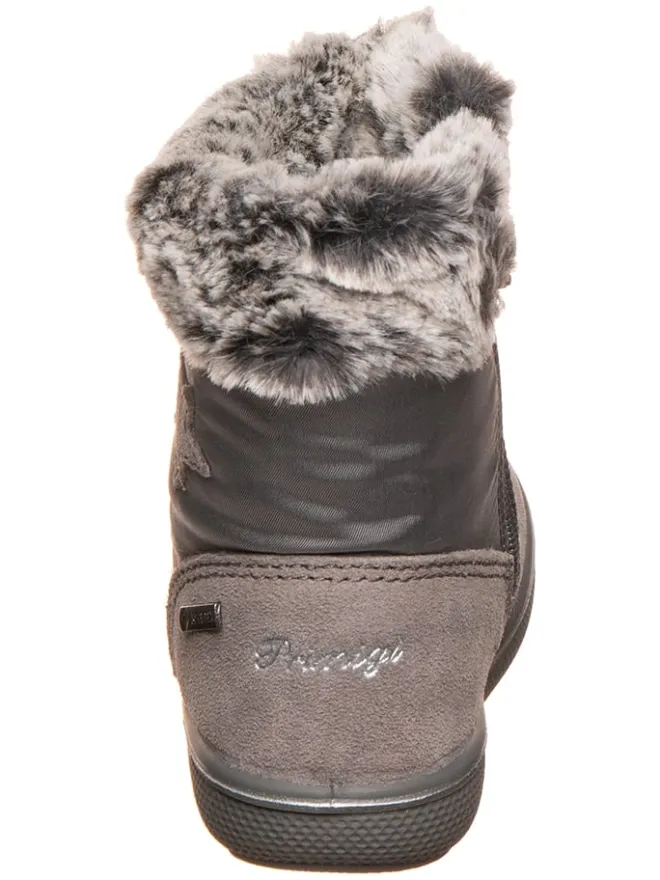Leder-Winterstiefel in Grau>Primigi Sale