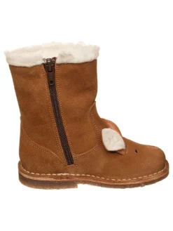kmins Stiefel & Boots·Stiefel^Leder-Winterstiefel in Hellbraun