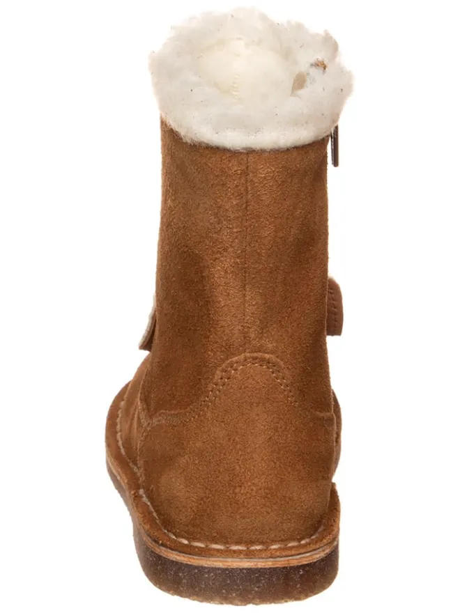 kmins Stiefel & Boots·Stiefel^Leder-Winterstiefel in Hellbraun