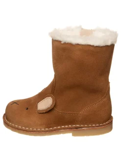 kmins Stiefel & Boots·Stiefel^Leder-Winterstiefel in Hellbraun