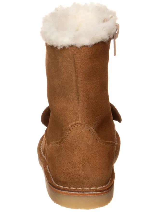kmins Stiefel & Boots·Stiefel^Leder-Winterstiefel in Hellbraun