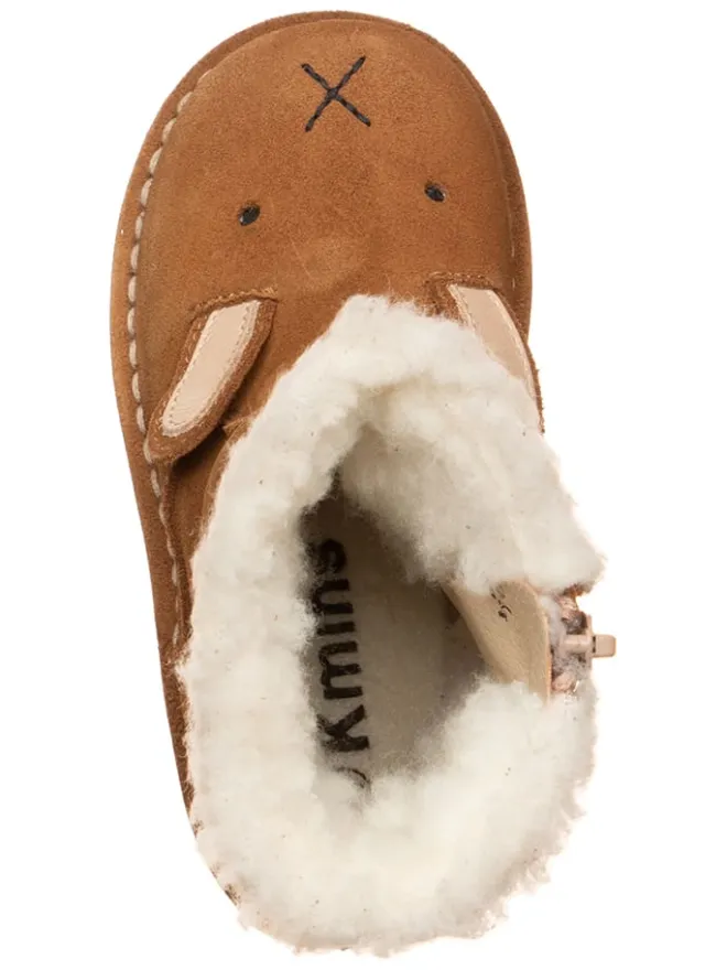 kmins Stiefel & Boots·Stiefel^Leder-Winterstiefel in Hellbraun
