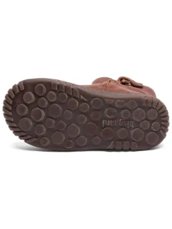 Leder-Winterstiefel in Hellbraun><noscript><img width=