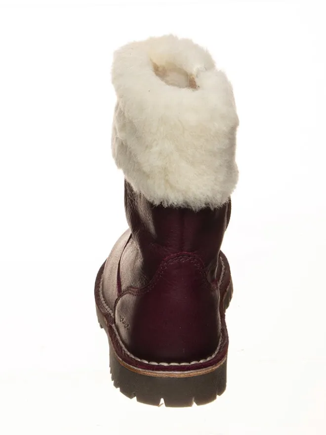 POM POM Stiefel & Boots·Stiefel^Leder-Winterstiefel in Lila