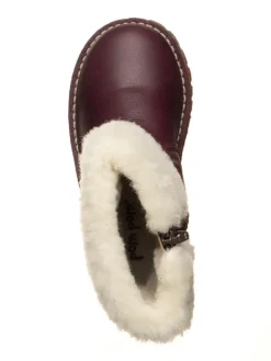 POM POM Stiefel & Boots·Stiefel^Leder-Winterstiefel in Lila