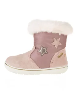 Leder-Winterstiefel in Rosa>Primigi New