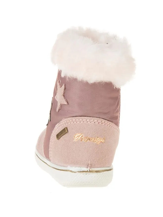 Leder-Winterstiefel in Rosa>Primigi New
