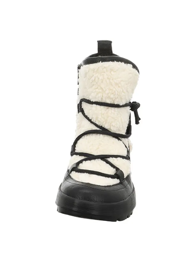 Think! Stiefel & Boots^Leder-Winterstiefel in Weiß/ Schwarz