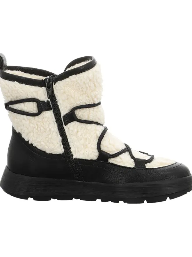 Think! Stiefel & Boots^Leder-Winterstiefel in Weiß/ Schwarz