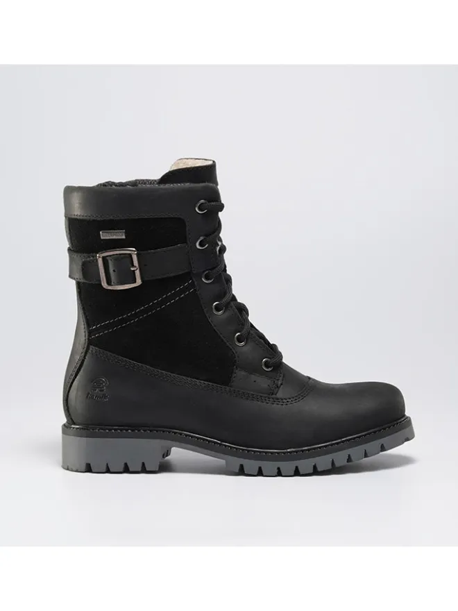 Kamik Stiefel & Boots^Leder-Winterstiefel "Roguemid" in Schwarz