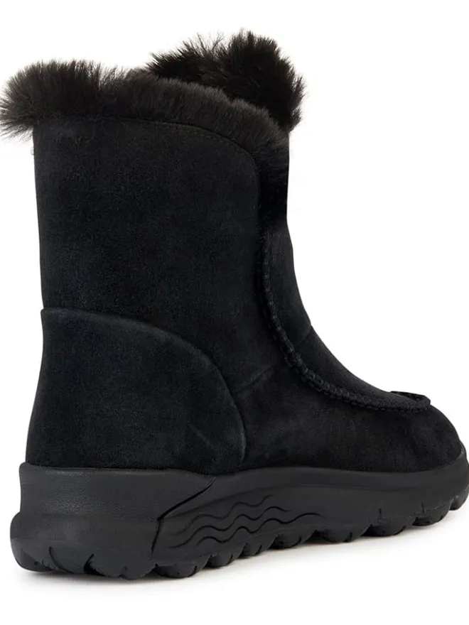 Leder-Winterstiefel "Spherica" in Schwarz>Geox Sale