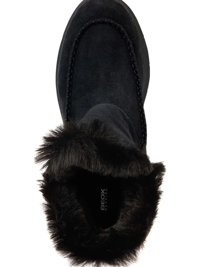 Leder-Winterstiefel "Spherica" in Schwarz>Geox Sale