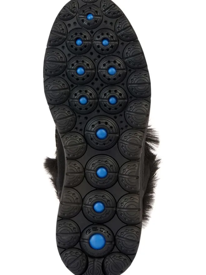 Leder-Winterstiefel "Spherica" in Schwarz>Geox Sale