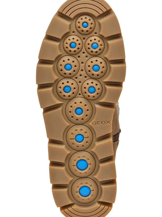 Leder-Winterstiefel "Spherica" in Hellbraun>Geox Outlet