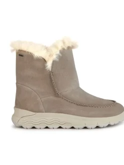 Geox Stiefel & Boots^Leder-Winterstiefel "Spherica" in Beige