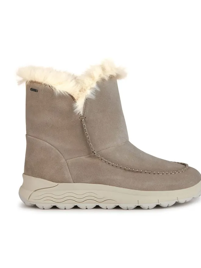 Geox Stiefel & Boots^Leder-Winterstiefel "Spherica" in Beige