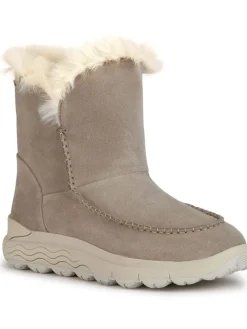 Geox Stiefel & Boots^Leder-Winterstiefel "Spherica" in Beige