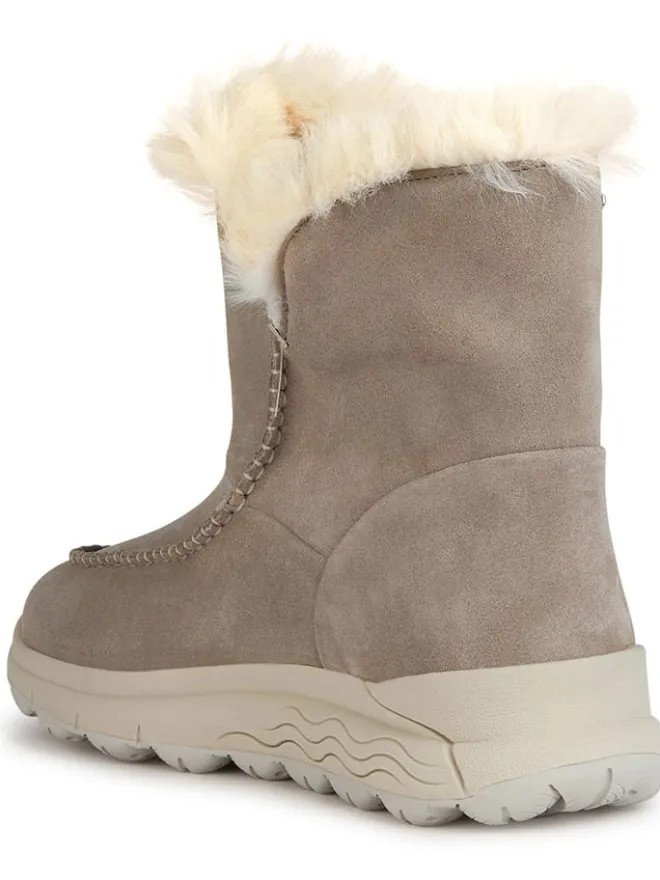 Geox Stiefel & Boots^Leder-Winterstiefel "Spherica" in Beige