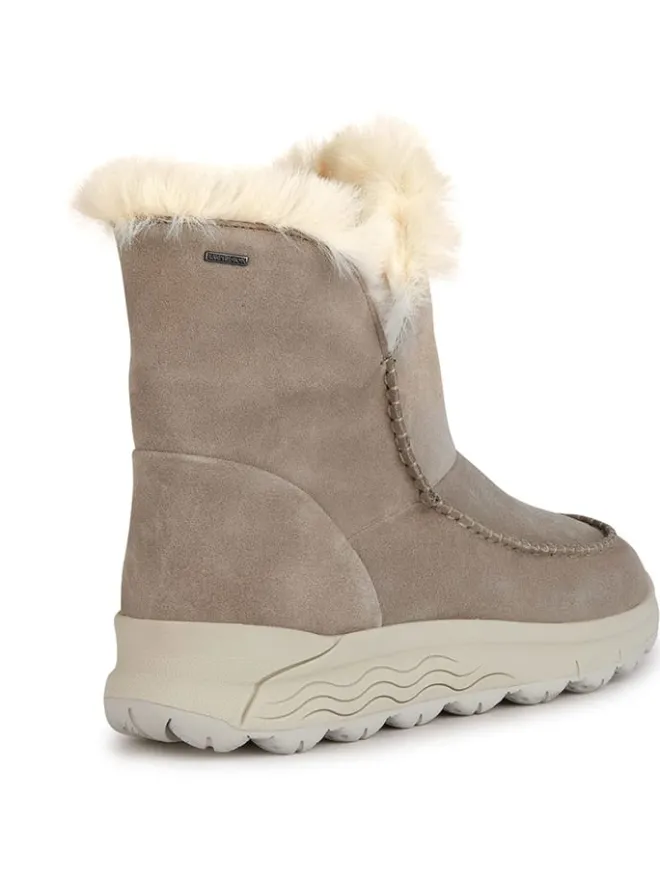 Geox Stiefel & Boots^Leder-Winterstiefel "Spherica" in Beige