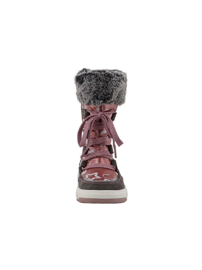 Leder-Winterstiefel "Vany" in Rosa/ Grau>Lurchi New