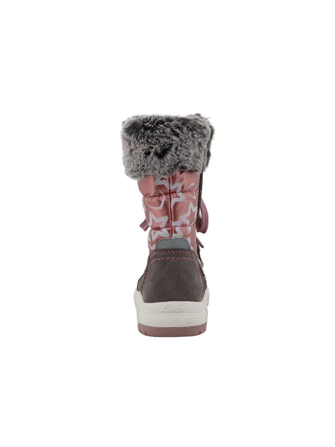 Leder-Winterstiefel "Vany" in Rosa/ Grau>Lurchi New