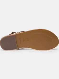 Leder-Zehensandalen 