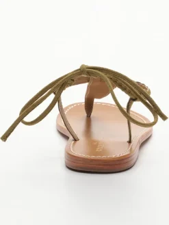 Leder-Zehensandalen 