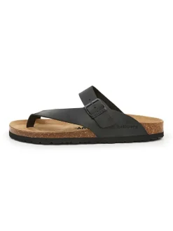 billowy Sandalen & Pantoletten^Leder-Zehentrenner in Schwarz