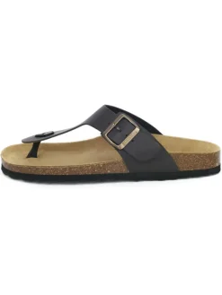 Leder-Zehentrenner in Braun>BABUNKERS Family Outlet