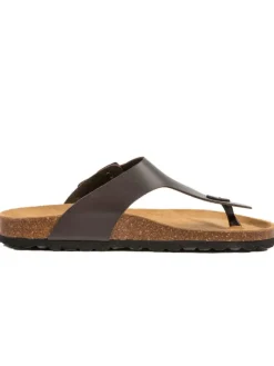 Leder-Zehentrenner in Braun>billowy Discount