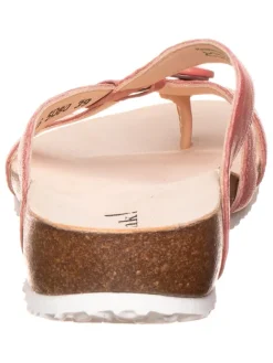 Leder-Zehentrenner in Hellrot><noscript><img width=