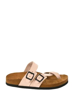 Leder-Zehentrenner in Rosa>Moosefield Hot