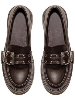 C'M Halbschuhe^Loafer in Braun