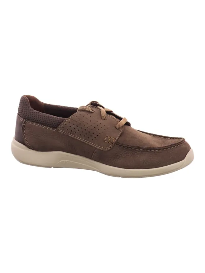 Mokassin Schnürschuhe in Braun>Clarks
